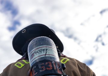 Quantico Fire and Emergency Services participate in emergency evacuation exercise