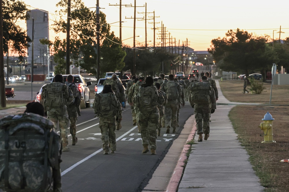 HHC, 89th MP Bde. Ruck March