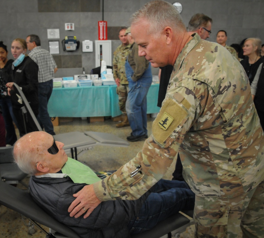 Nebraska Army National Guard dentist gives back to Veterans in need during Mission of Mercy Dental Clinic