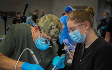 Nebraska Army National Guard dentist gives back to Veterans in need during Mission of Mercy Dental Clinic