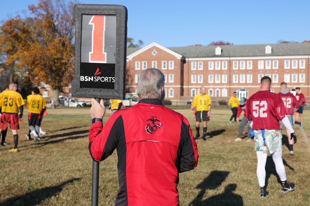 Marine Corps Recruiting Command Continues Tradition with Annual Turkey Bowl 2024