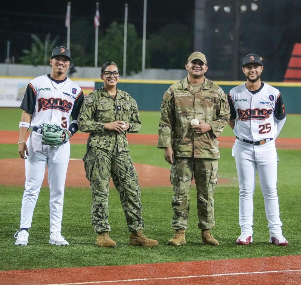 NTAG Miami Sailor Takes the Mound at Leones de Ponce Salute to Service Game