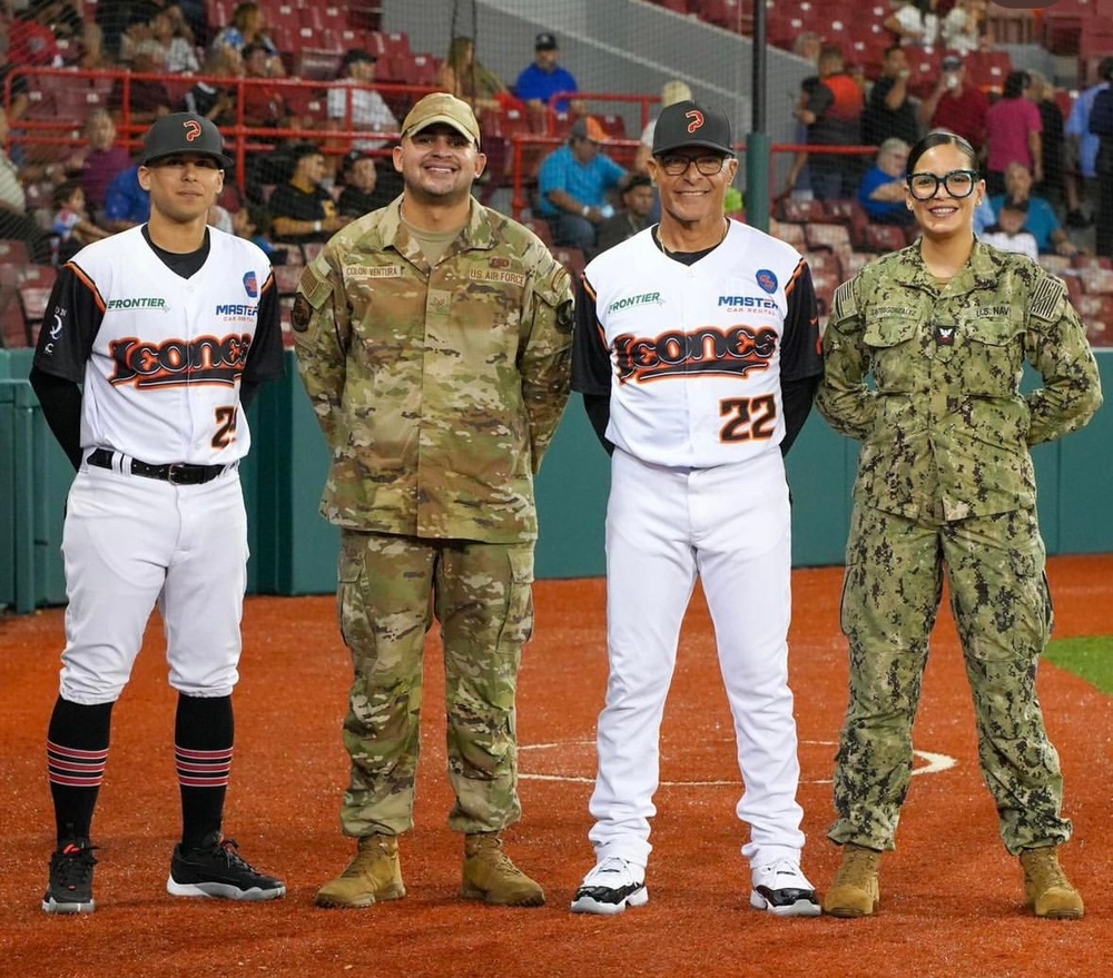 NTAG Miami Sailor Takes the Mound at Leones de Ponce Salute to Service Game