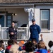 Coast Guard Member Engages with Students on Coney Island Lighthouse History