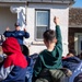 Coast Guard Member Engages with Students on Coney Island Lighthouse History