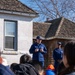 Coast Guard Member Engages with Students on Coney Island Lighthouse History