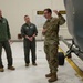 Brigadier General Chris Hammond visits Grand Forks Air Force Base