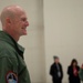 Brigadier General Chris Hammond visits Grand Forks Air Force Base