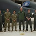 Brigadier General Chris Hammond visits Grand Forks Air Force Base