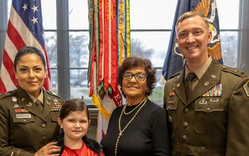 CW3 Beatriz Hendricks' Promotion Ceremony