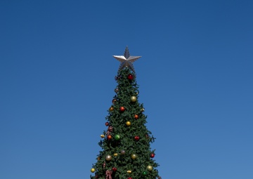 502d Civil Engineer Squadron decorates Holiday Tree