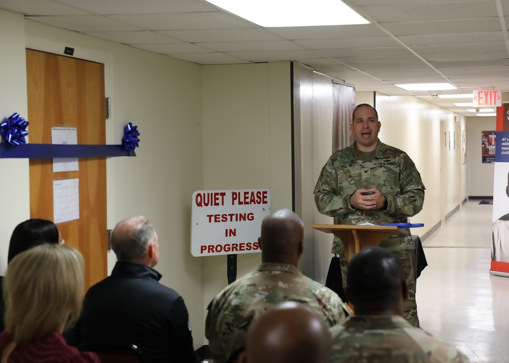 Fort Novosel Ed Center FAA ribbon cutting