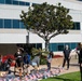 Students prepare to sendoff their paper rockets