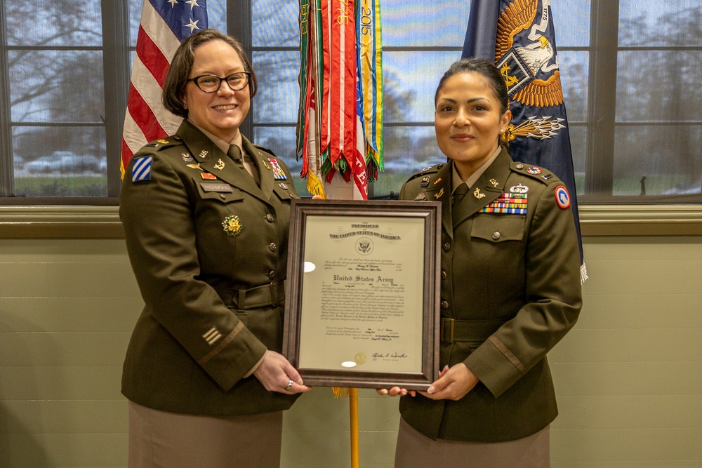 CW3 Beatriz Hendricks' Promotion Ceremony