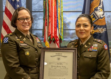 CW3 Beatriz Hendricks' Promotion Ceremony