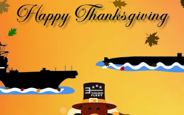 Happy Thanksgiving from Commander, U.S. 3rd Fleet!