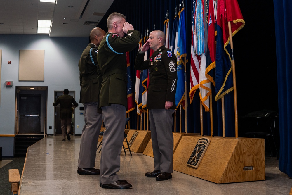 10th Mountain Division and Fort Drum Retirement Ceremony 2024