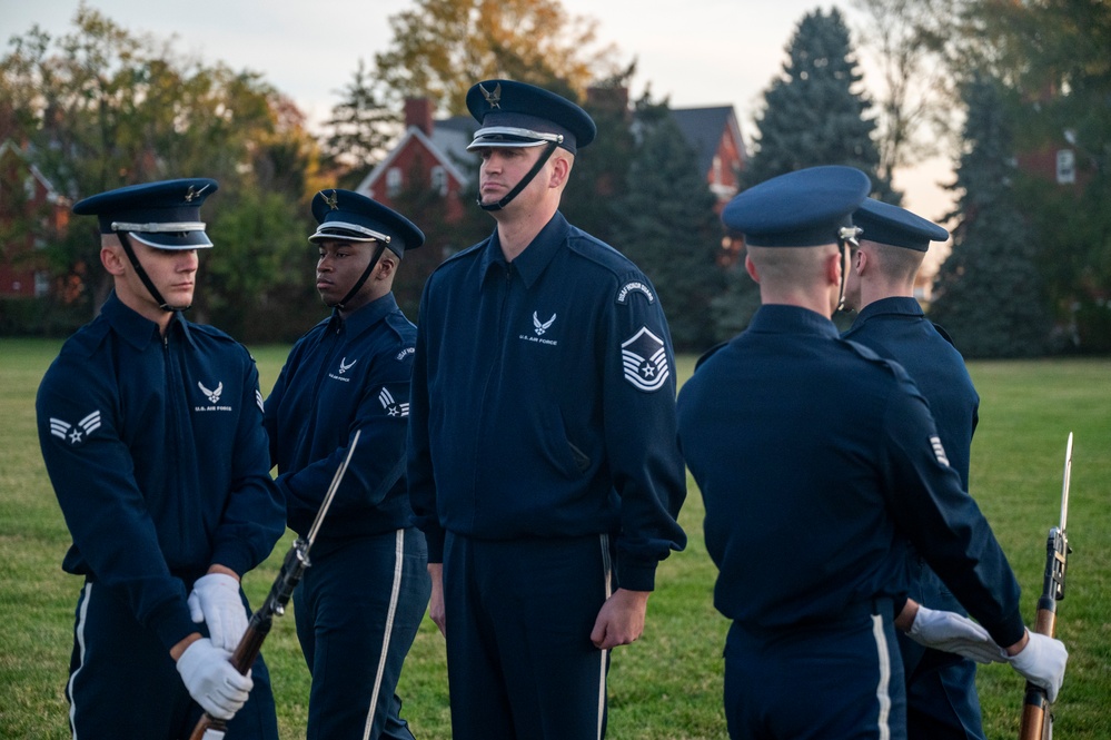 USAF Drill Team prepares for 60th Presidential Inauguration