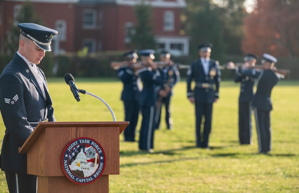 USAF Drill Team prepares for 60th Presidential Inauguration