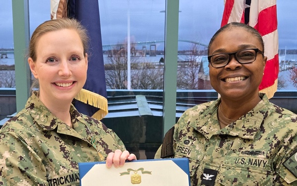 LCDR Strickman awarded NAM