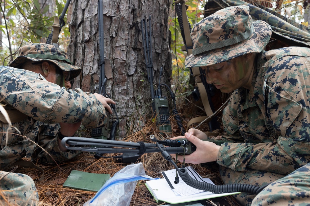 U.S. Marines with MASS-1 conduct small-unit DASC training