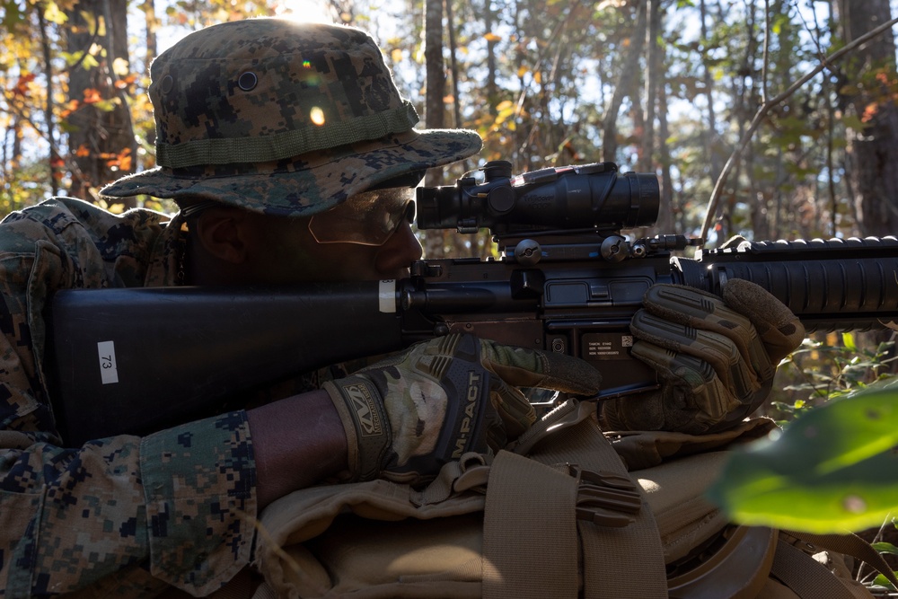 U.S. Marines with MASS-1 conduct small-unit DASC training