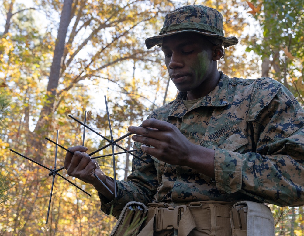 U.S. Marines with MASS-1 conduct small-unit DASC training