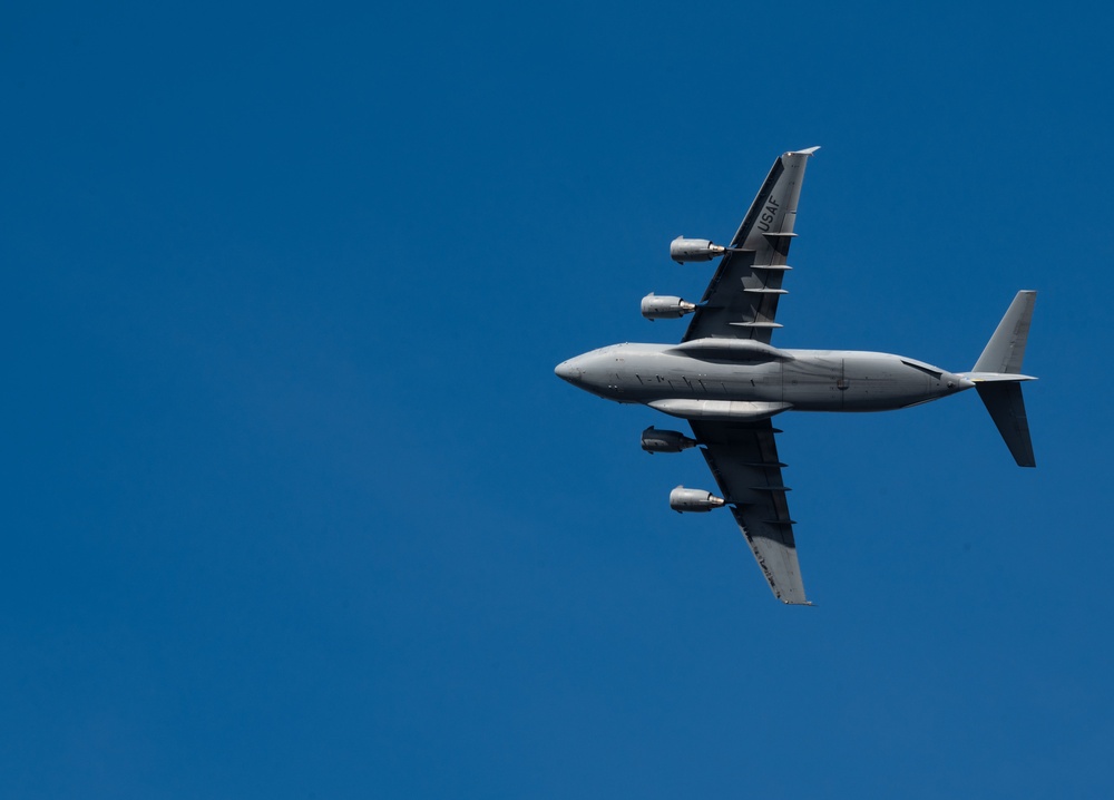 JB Charleston C-17s arrive at Pope Army Airfield for BMTW