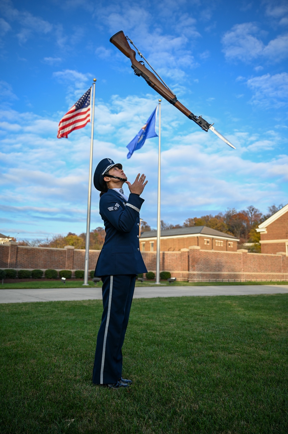 Airman makes Honor Guard history