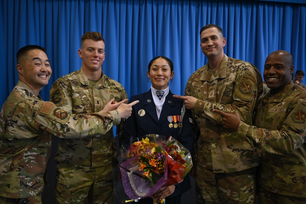 Airman makes Honor Guard history