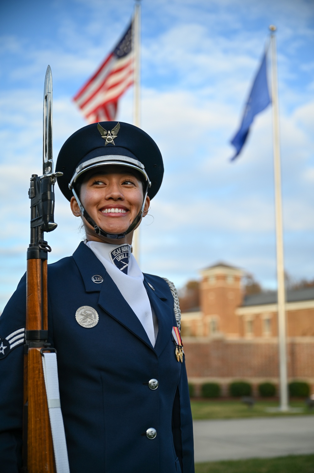 Airman makes Honor Guard history