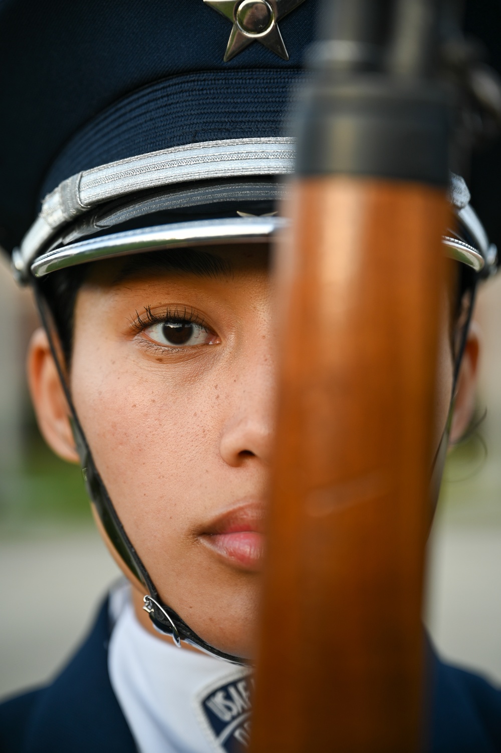 Airman makes Honor Guard history