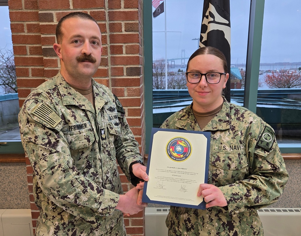 Shipmate of the Month