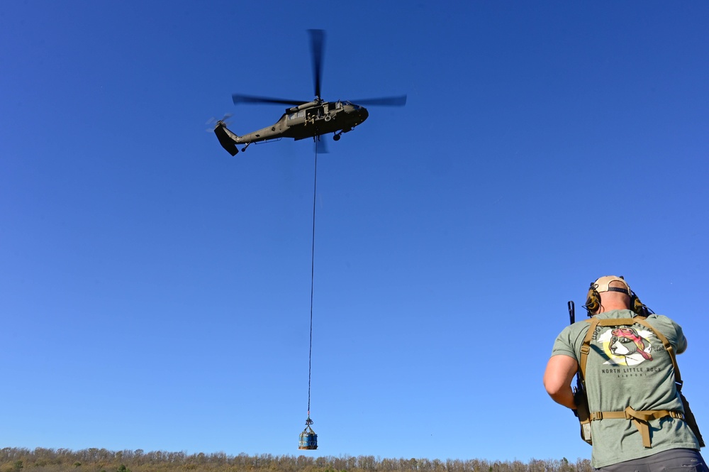 19th AW, Arkansas National Guard partner for Joint MedEvac training