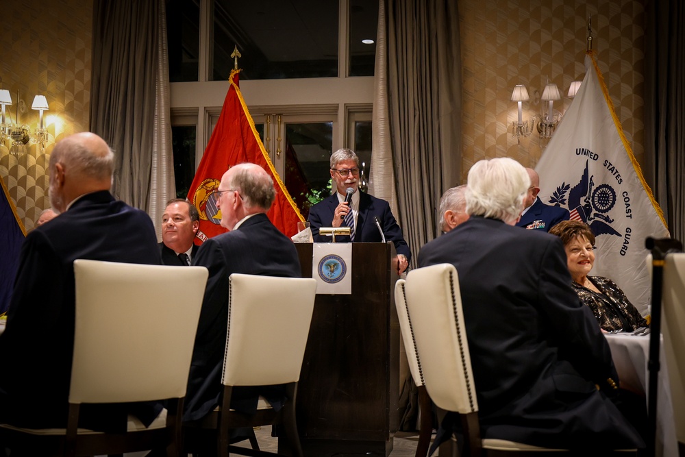U.S. Marine Corps Lt. Gen. Leonard Anderson attends the annual meeting of the Greater New Orleans Council of the Navy League of the United States