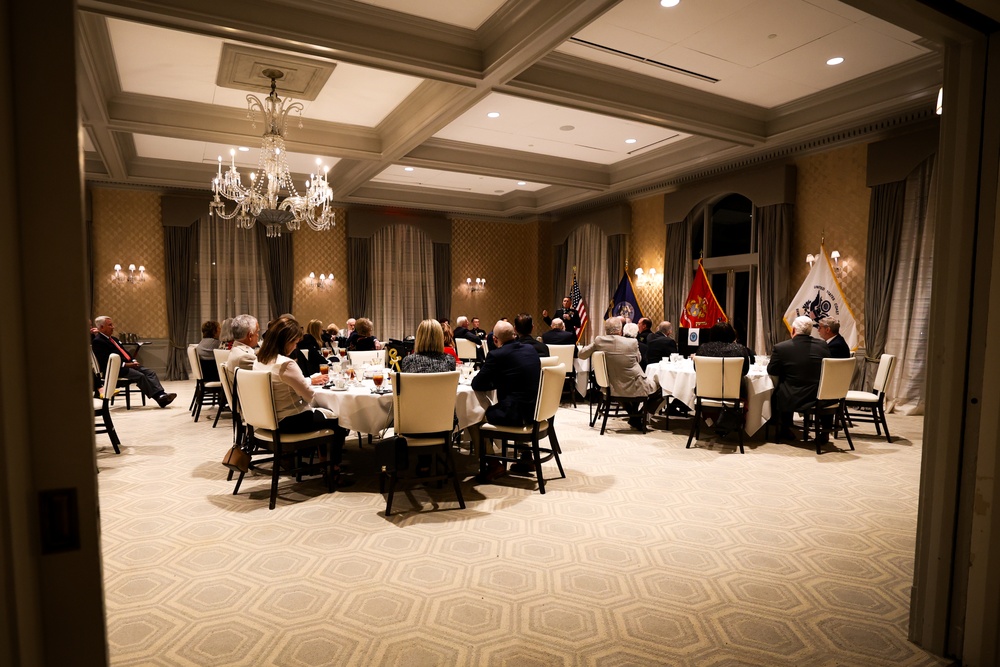 U.S. Marine Corps Lt. Gen. Leonard Anderson attends the annual meeting of the Greater New Orleans Council of the Navy League of the United States