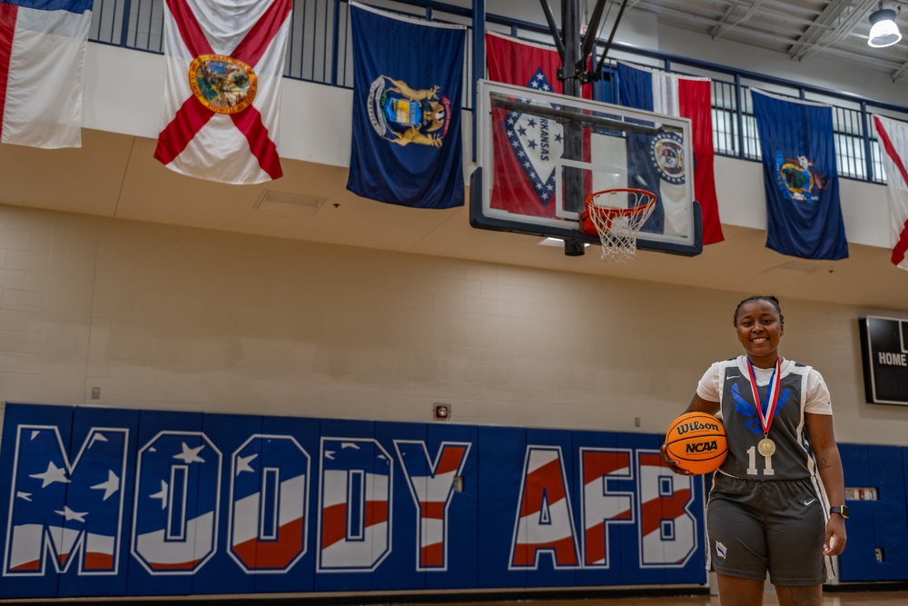 Moody Airman reflects on her experience with DAF Women’s Basketball Team