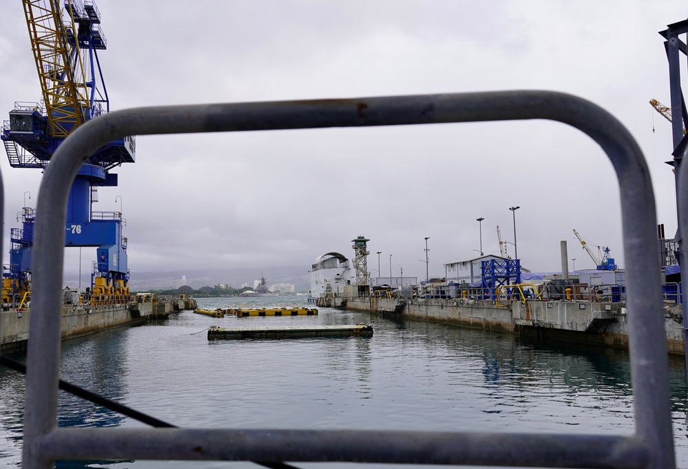 Pearl Harbor Naval Shipyard Dry Dock 3