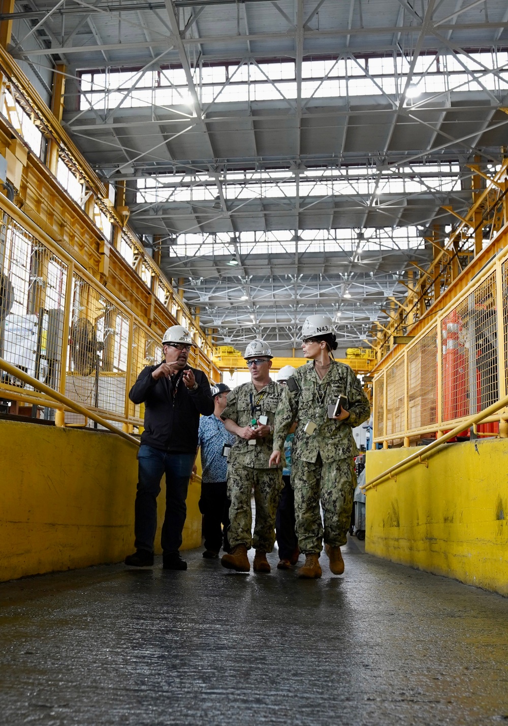 Rear Adm. Wolfson Visits Pearl Harbor Naval Shipyard