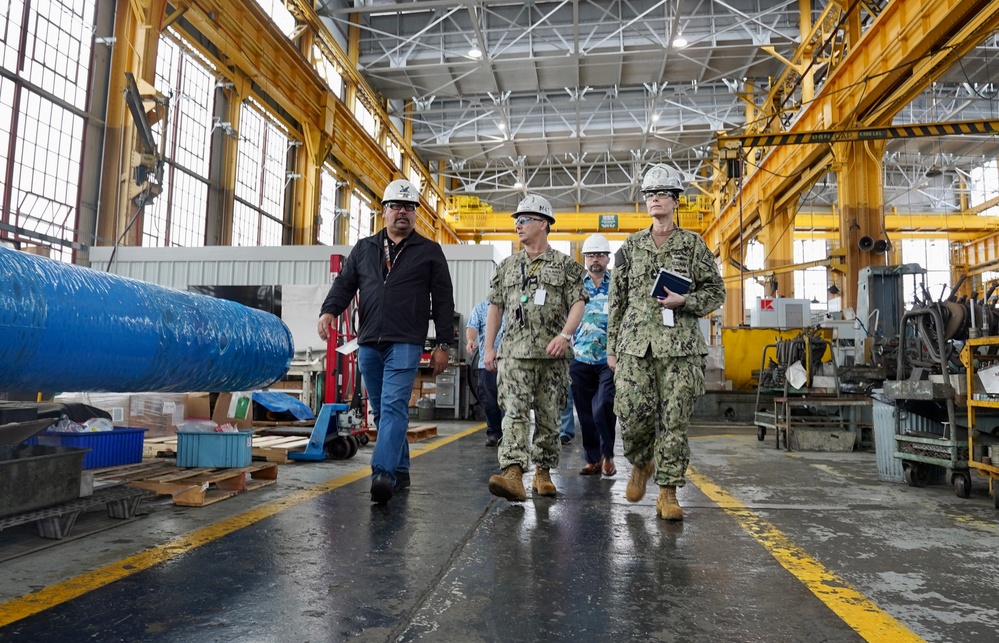 Rear Adm. Wolfson Visits Pearl Harbor Naval Shipyard