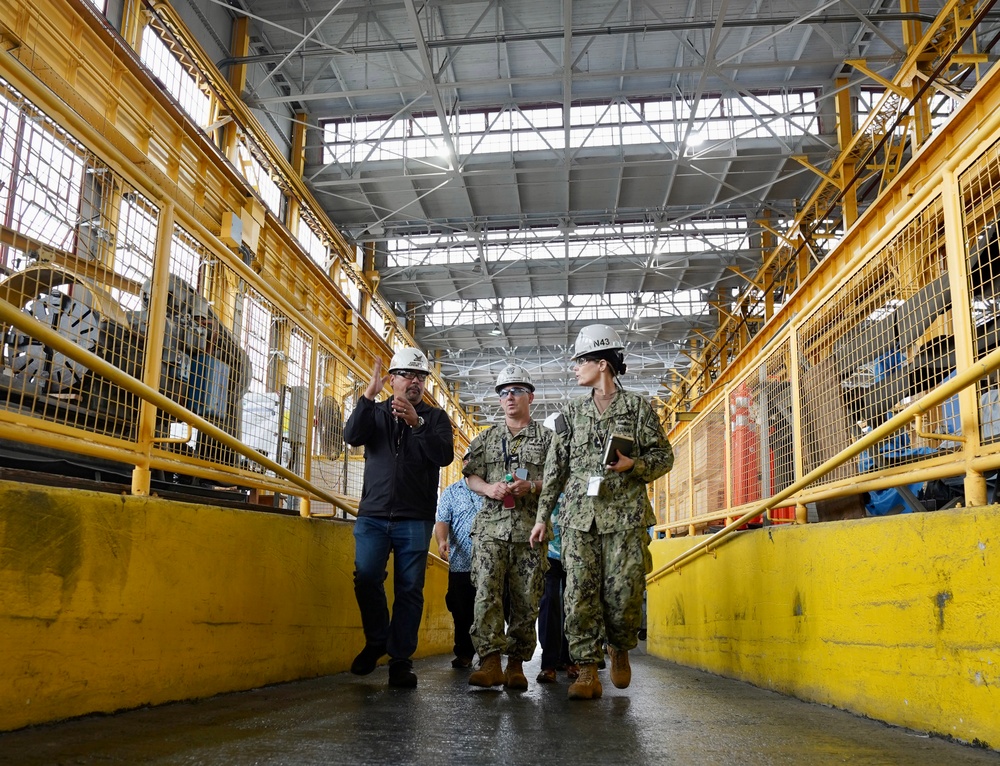 Rear Adm. Wolfson Visits Pearl Harbor Naval Shipyard