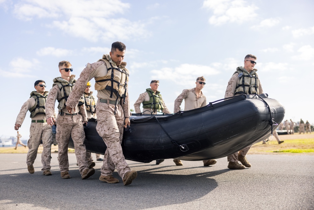 1st Bn., 7th Marines participates in infantry company small boat raid course