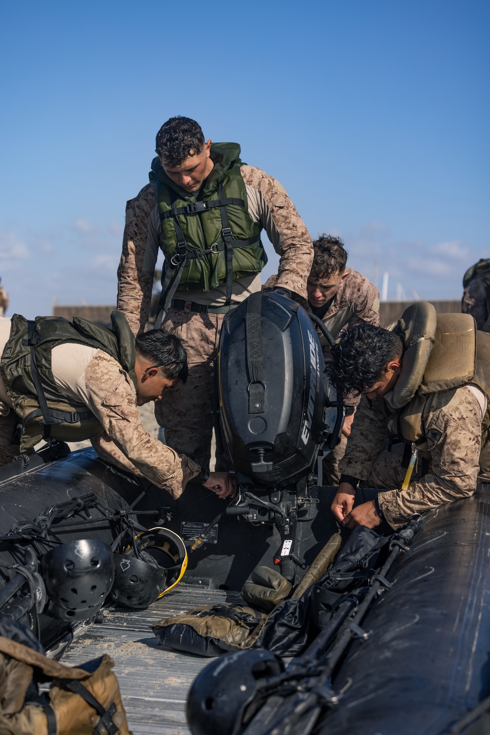 1st Bn., 7th Marines participates in infantry company small boat raid course