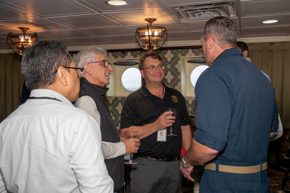 The Honorable Edgard Kagan, U.S. Ambassador to Malaysia, and U.S. Embassy to Malaysia dignitaries visit USS Abraham Lincoln