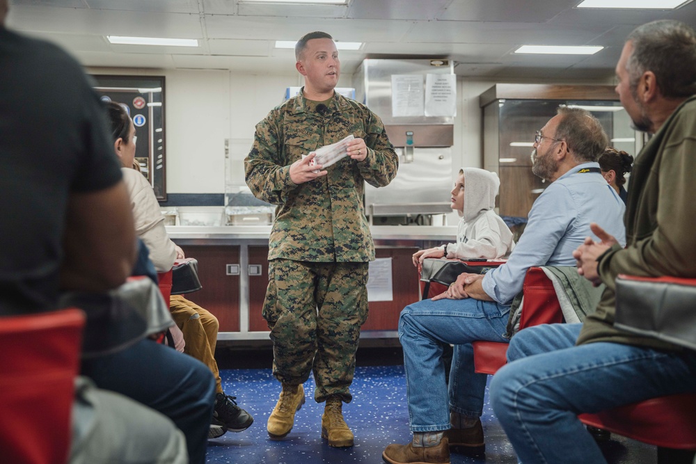 15th MEU Mobility Officer Performs Magic Show During USS Boxer Tiger Cruise