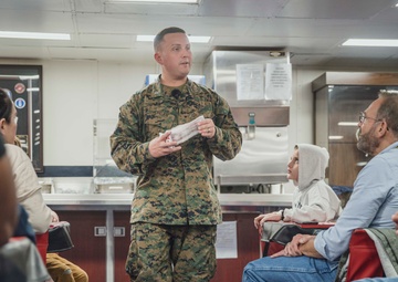 15th MEU Mobility Officer Performs Magic Show During USS Boxer Tiger Cruise