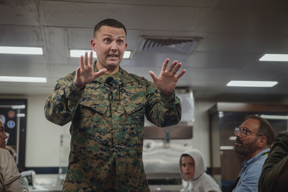 15th MEU Mobility Officer Performs Magic Show During USS Boxer Tiger Cruise