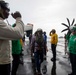 The Honorable Edgard Kagan, U.S. Ambassador to Malaysia, and U.S. Embassy to Malaysia dignitaries visit USS Abraham Lincoln