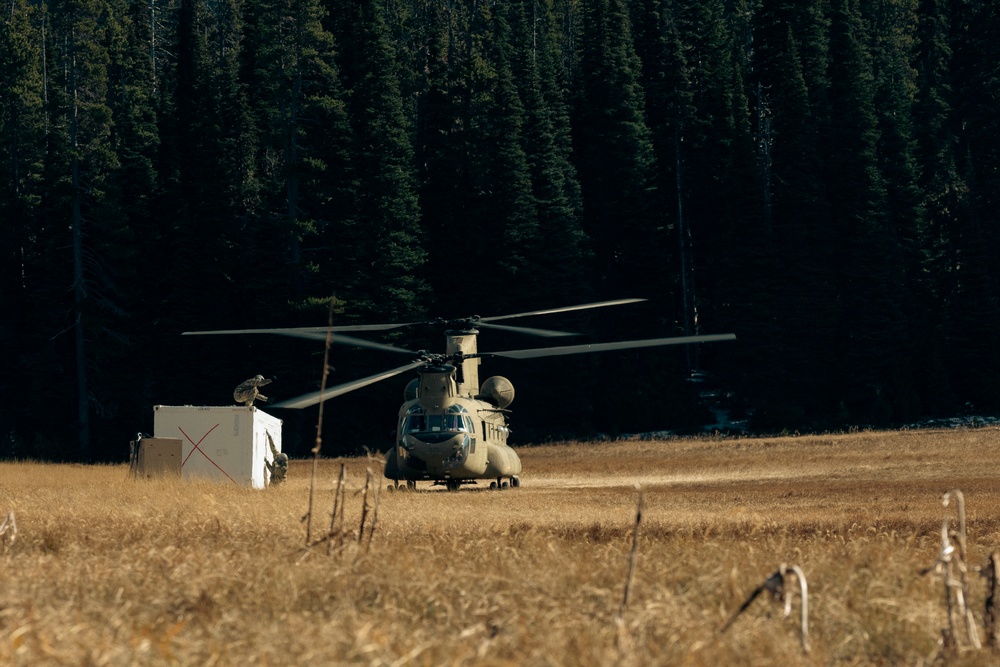 Washington National Guard aviators support U.S. Navy during Growler crew recovery near Mount Rainier