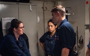 USS Ronald Reagan (CVN 76) Sailors participate in CPR training and certification